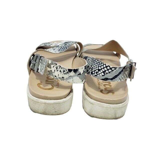 Circus by Sam Edelman Sandals Shoes Nadine Snakeskin Print Women's Size 8.5 - Picture 5 of 10